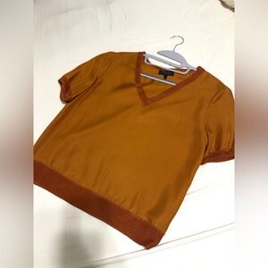 Rag & Bone 100% twill silk V-Neck Top